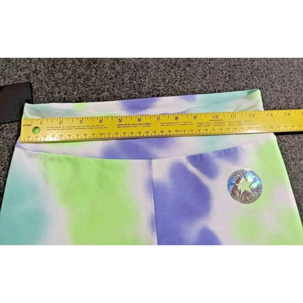 Converse Girls Leggings Light Dew New With Tags Size Large 12-13 Years Tie Dye